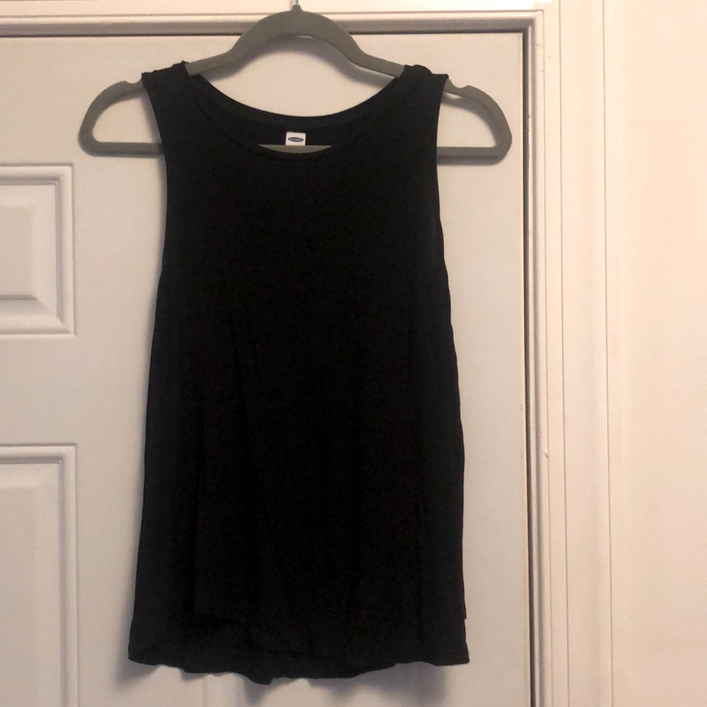 Old Navy Black Luxe Tank Top